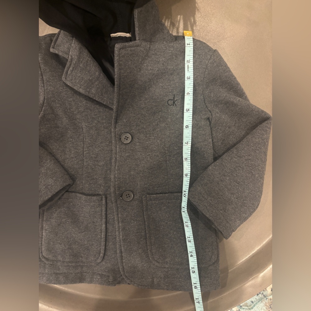 Calvin Klein Kids Gray Hooded Jacket Size 3T NWOT - Picture 8 of 10